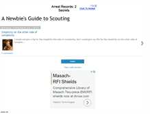 Tablet Screenshot of anewbiesguidetoscouting.blogspot.com