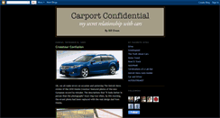 Desktop Screenshot of carportconfidential.blogspot.com