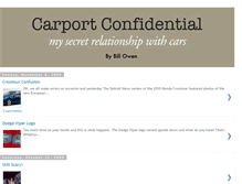 Tablet Screenshot of carportconfidential.blogspot.com