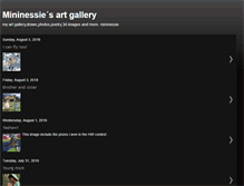 Tablet Screenshot of mininessie-art-gallery.blogspot.com