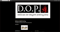 Desktop Screenshot of dop-deliciasdeorigemportuguesa.blogspot.com