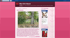 Desktop Screenshot of bluechisranch.blogspot.com