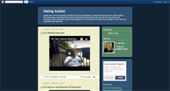 Desktop Screenshot of hatingautism.blogspot.com