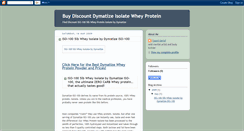 Desktop Screenshot of dymatize-isolate-whey-protein.blogspot.com