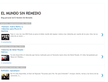 Tablet Screenshot of elmundosinremedio.blogspot.com