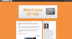 Desktop Screenshot of mexicanayosoy.blogspot.com