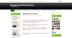 Desktop Screenshot of bloggersworlddirectory.blogspot.com