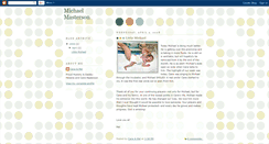 Desktop Screenshot of michaelmasterson.blogspot.com