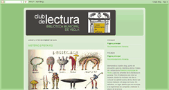 Desktop Screenshot of clubdelecturayecla.blogspot.com