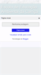 Mobile Screenshot of escolambientaldacarrica.blogspot.com