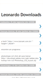 Mobile Screenshot of leonardodownloads2.blogspot.com