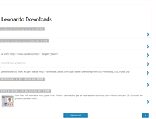 Tablet Screenshot of leonardodownloads2.blogspot.com