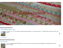 Tablet Screenshot of dezondagssteek-jeanneke.blogspot.com