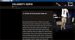 Desktop Screenshot of celebrityoops.blogspot.com