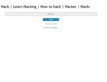 Tablet Screenshot of learn-how-to-hack3.blogspot.com