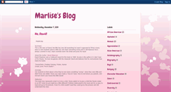 Desktop Screenshot of marlisepiraino.blogspot.com