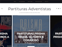 Tablet Screenshot of partiturasadventistas.blogspot.com