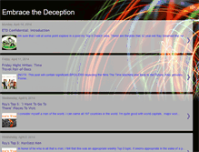 Tablet Screenshot of embracethedeception.blogspot.com