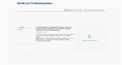 Desktop Screenshot of ole-tv.blogspot.com