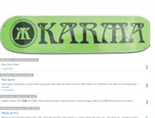 Tablet Screenshot of karmakrazy13.blogspot.com
