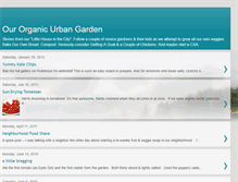 Tablet Screenshot of ourorganicurbangarden.blogspot.com