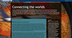 Desktop Screenshot of connectingtheworlds.blogspot.com