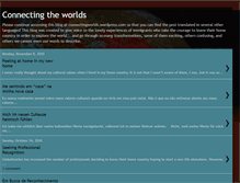 Tablet Screenshot of connectingtheworlds.blogspot.com