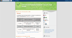 Desktop Screenshot of concursojorgeamado.blogspot.com