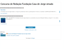 Tablet Screenshot of concursojorgeamado.blogspot.com