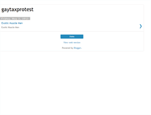 Tablet Screenshot of gaytaxprotest.blogspot.com