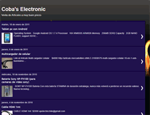 Tablet Screenshot of cobaelectronics.blogspot.com