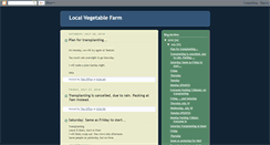 Desktop Screenshot of localvegetablefarm.blogspot.com