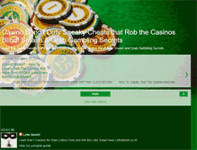 Tablet Screenshot of casinobandit8.blogspot.com