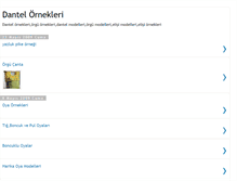 Tablet Screenshot of dantelorguornekleri.blogspot.com