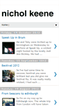 Mobile Screenshot of nicholkeenewrites.blogspot.com