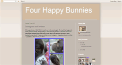 Desktop Screenshot of fourhappybunnies.blogspot.com