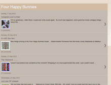 Tablet Screenshot of fourhappybunnies.blogspot.com