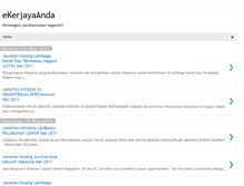 Tablet Screenshot of ekerjayaanda.blogspot.com