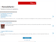 Tablet Screenshot of nuncaloharia.blogspot.com