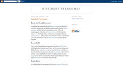 Desktop Screenshot of dissidentfrenchman.blogspot.com