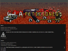 Tablet Screenshot of gtapeticiones.blogspot.com