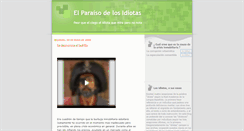 Desktop Screenshot of elparaisodelosidiotas.blogspot.com