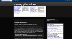 Desktop Screenshot of booking-girls-online.blogspot.com