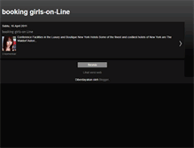 Tablet Screenshot of booking-girls-online.blogspot.com