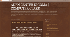 Desktop Screenshot of kigomaadencenter.blogspot.com