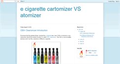 Desktop Screenshot of e-cigarette-cartomizer-vs-atomizer.blogspot.com