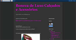 Desktop Screenshot of bonecadeluxofranca.blogspot.com