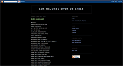 Desktop Screenshot of losmejoresdvdsdechile.blogspot.com
