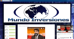 Desktop Screenshot of mundoinversiones09.blogspot.com