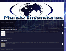 Tablet Screenshot of mundoinversiones09.blogspot.com